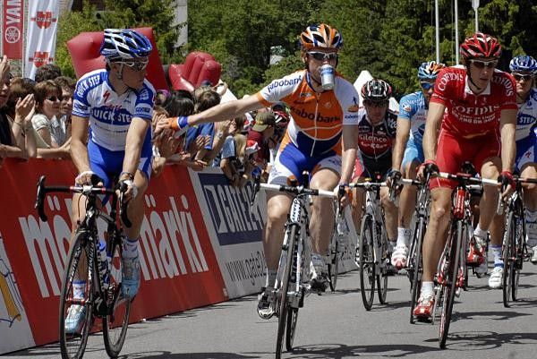 Nick Nuyens (Rabobank) at the start of stage two.