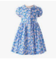 Blossom Button-Front Dress £59| Rachel Riley
