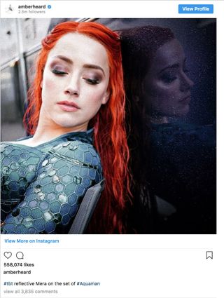 Amber Heard as Mera Instagram post