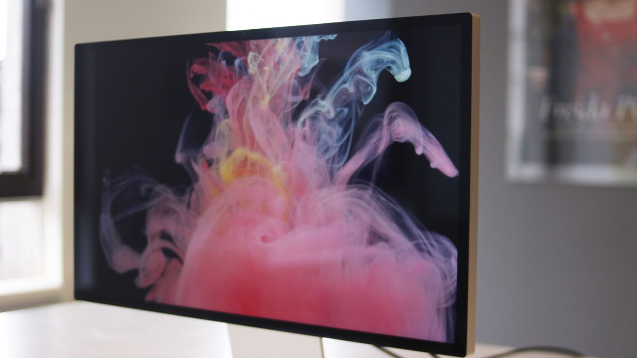 The display on the Apple Studio Display