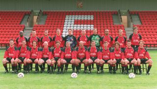 The Scarborough squad for the 1995/96 season