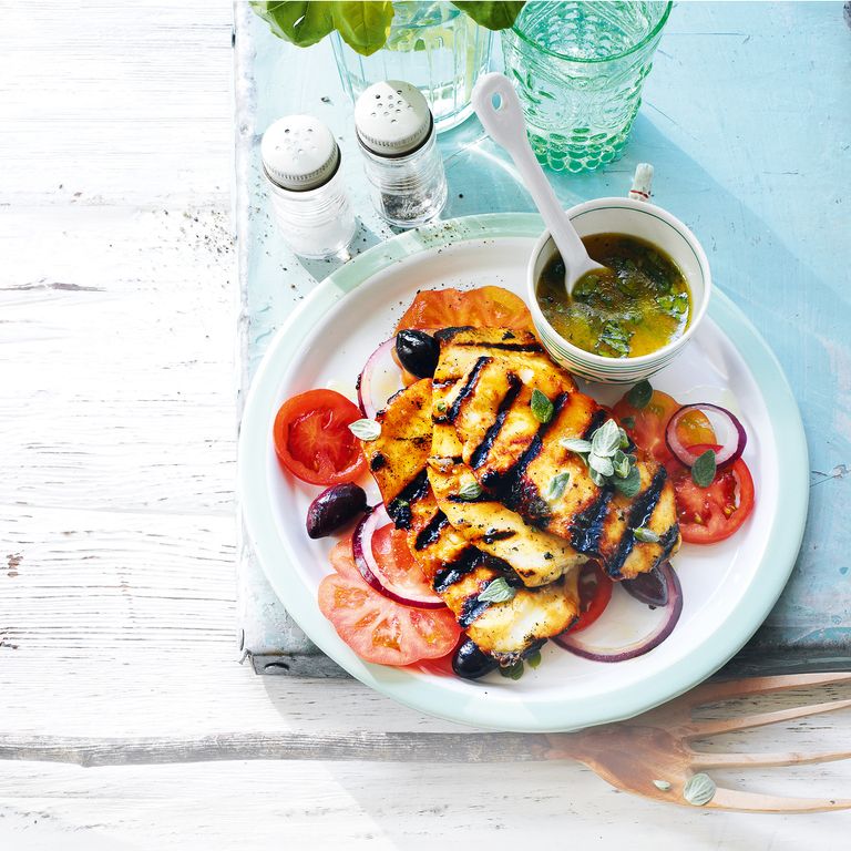 Chargrilled Halloumi with Honey