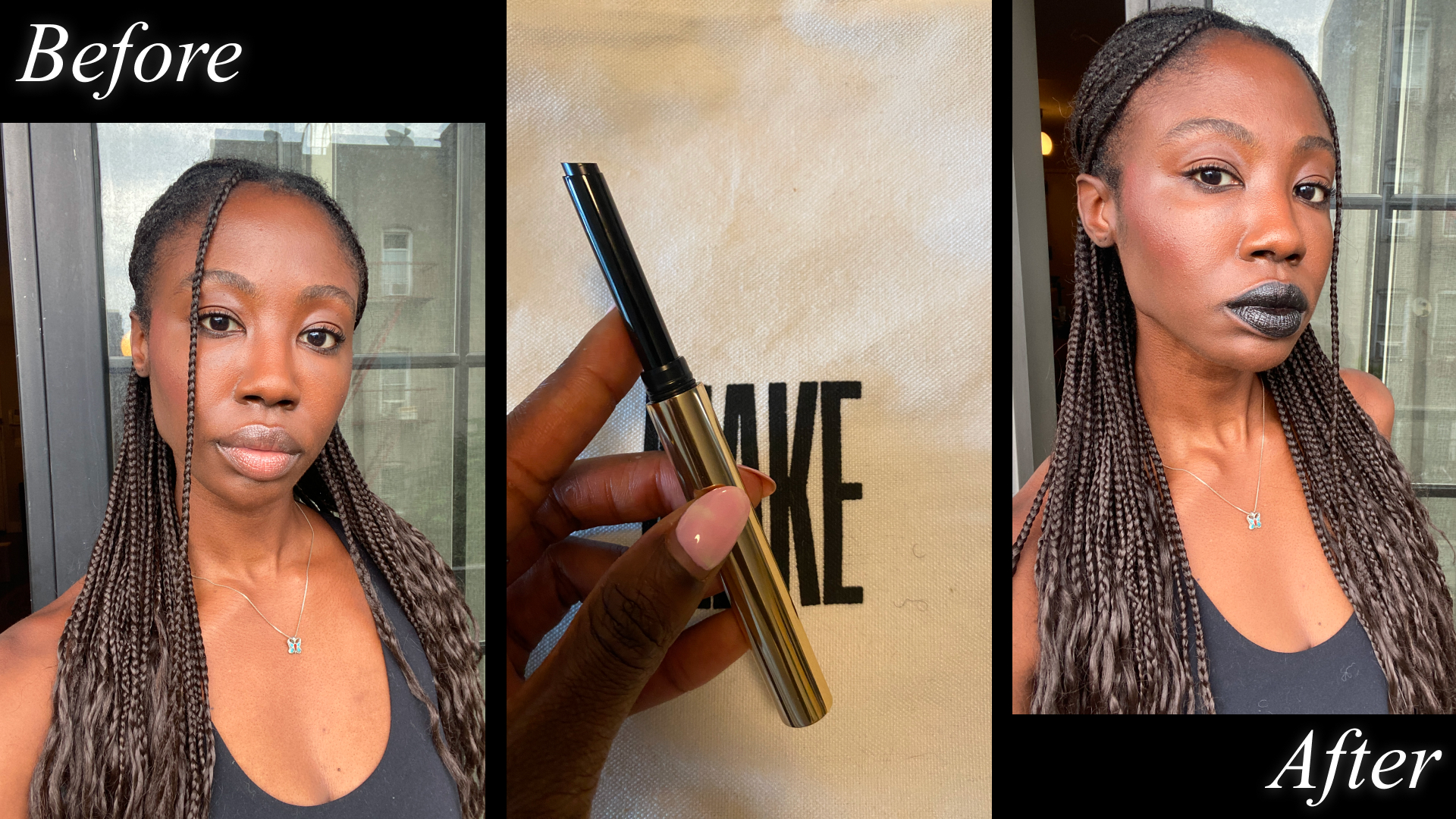 Ama Kwarteng testing Make Beauty Cream Supreme