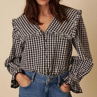 Nobody's Child Gingham Blouse