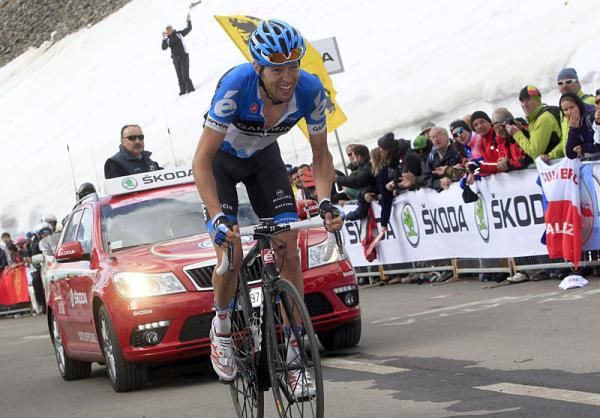 Ryder Hesjedal (Garmin - Barracuda) nears the finish