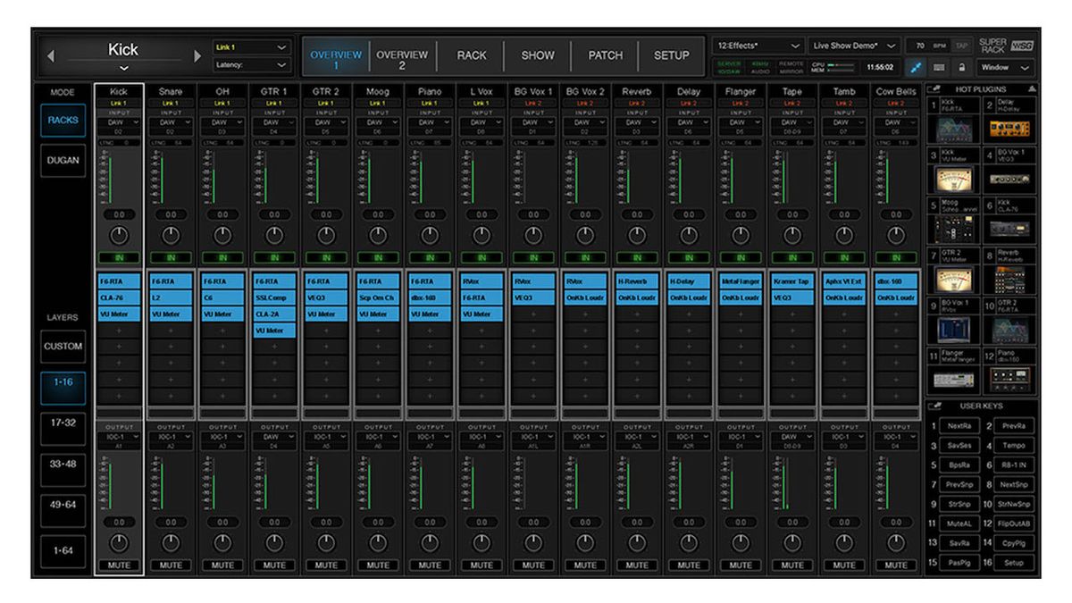 Waves Audio is now shipping the Waves SuperRack, a plugin processing software for live sound and broadcast engineers.