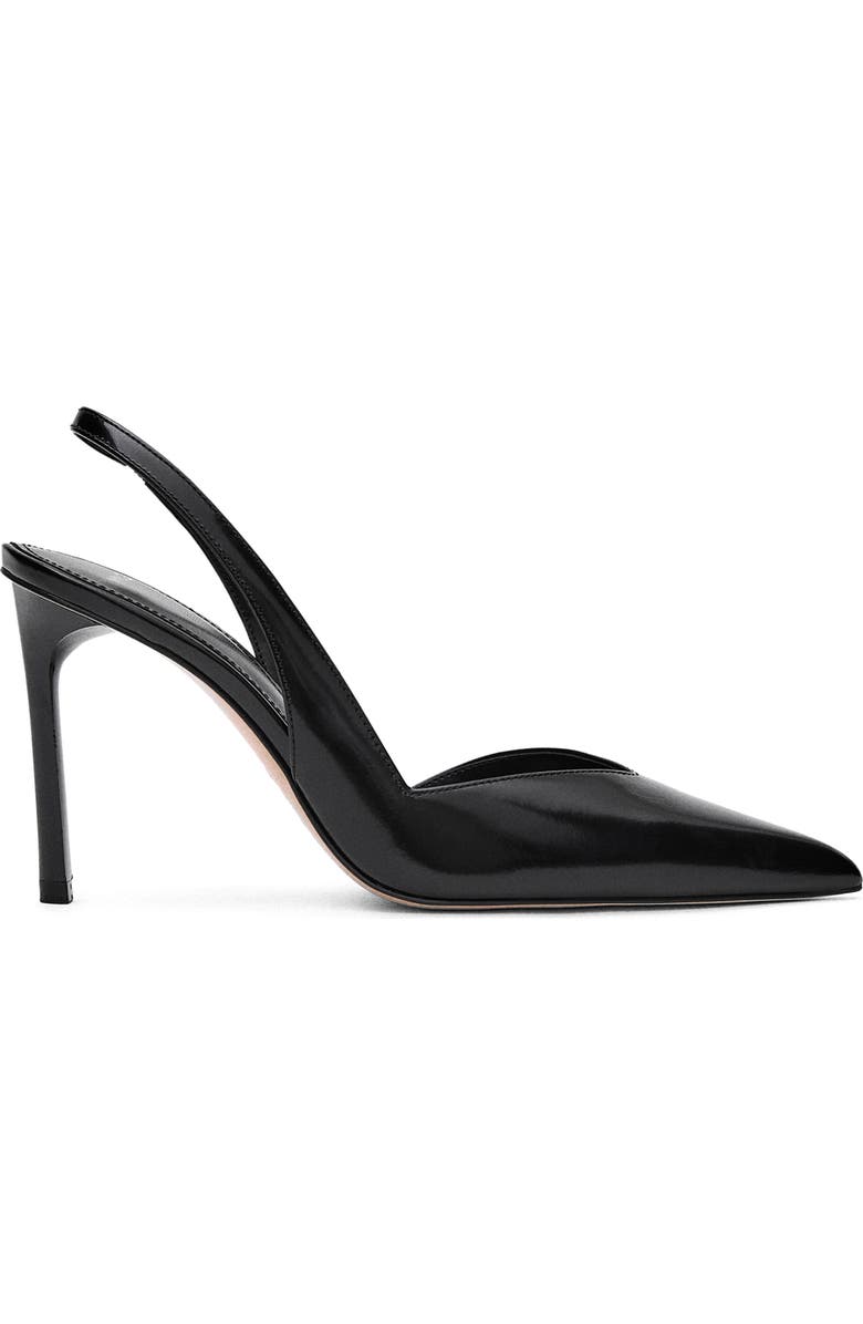 Slingback Half D'orsay Pointed Toe Pump