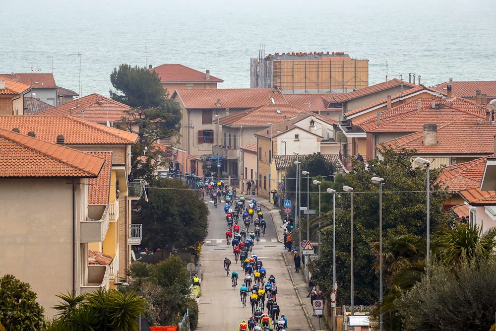 Scenery along the route of Tirreno-Adriatico
