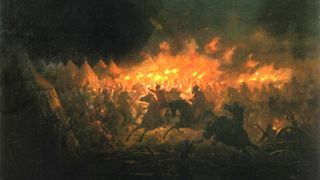 The Battle With Torches