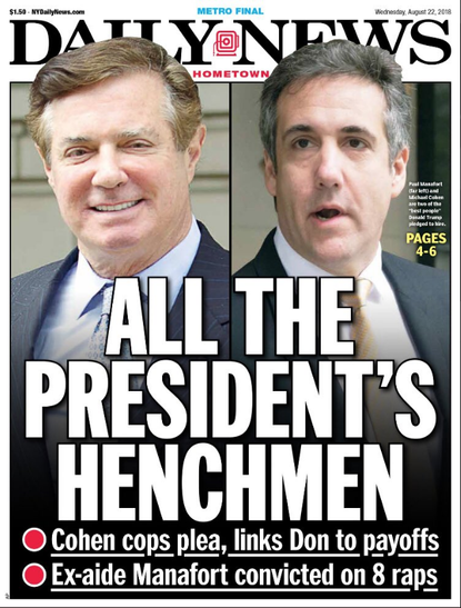 New York Daily News cover.