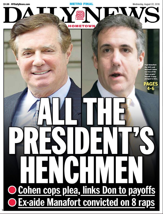 New York Daily News cover.