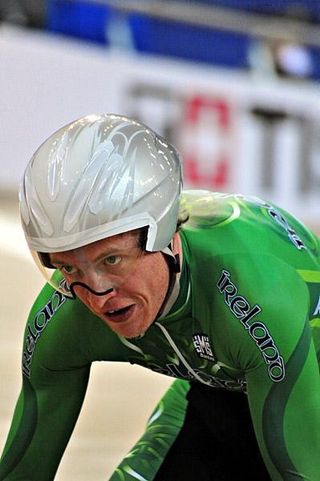 David O'Loughlin is a member of the Irish team pursuit squad
