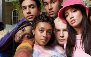 Everything Now cast: key art featuring a group of teenage friends