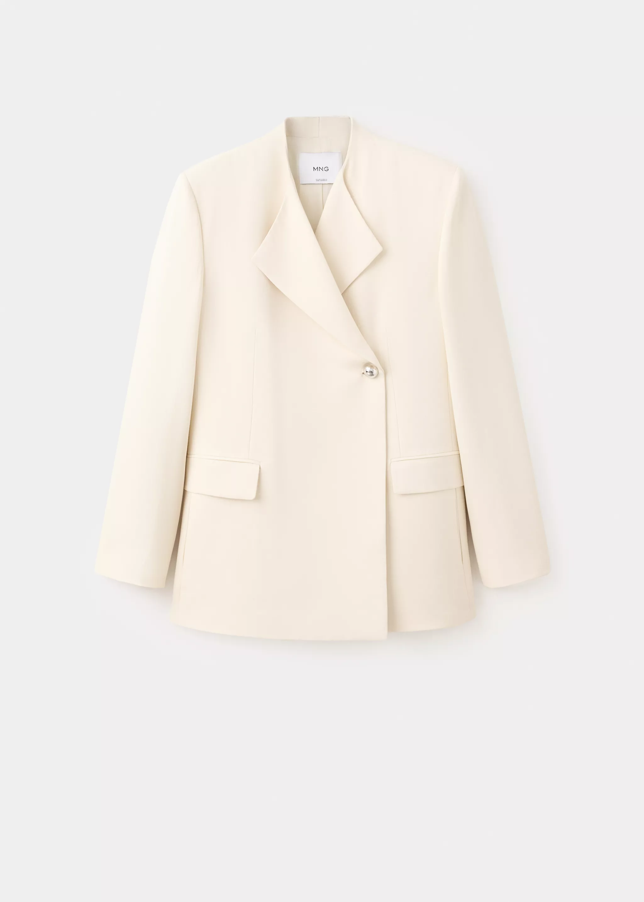 Blazer Suit Lapel Detail - Women | Mango United Kingdom