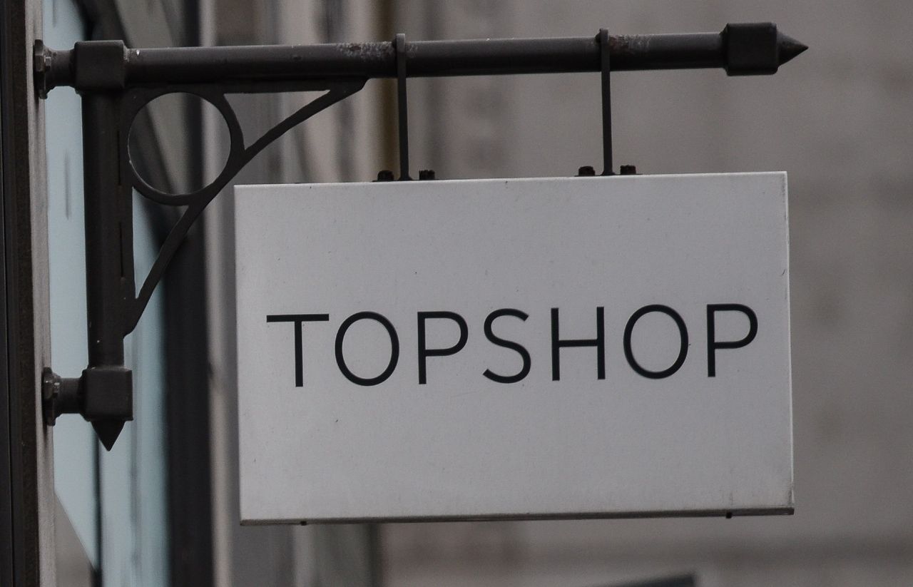 A general view of a Topshop store on June 5, 2019 in London