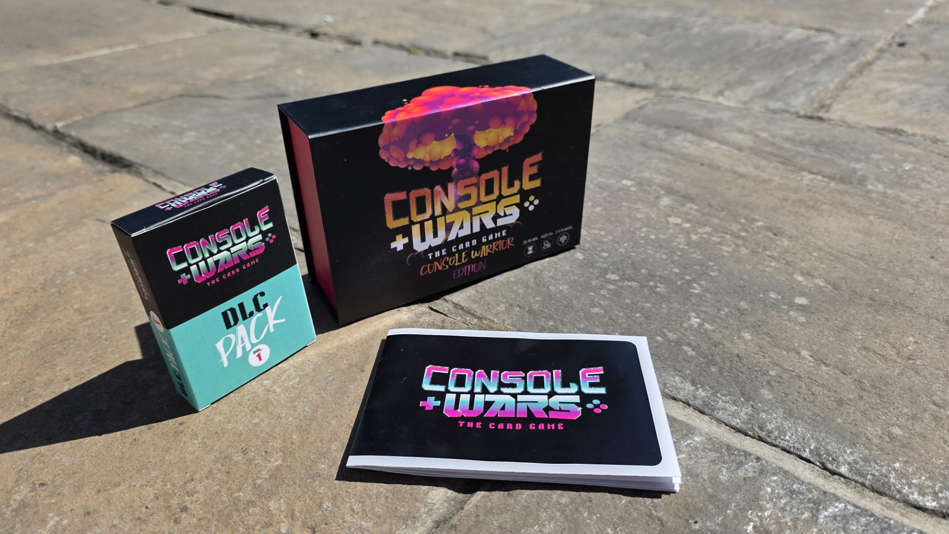 Console Wars The Card Game in box