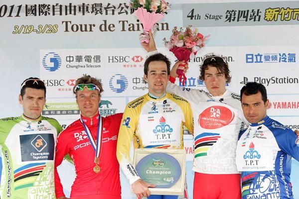 The classification leaders after stage four.