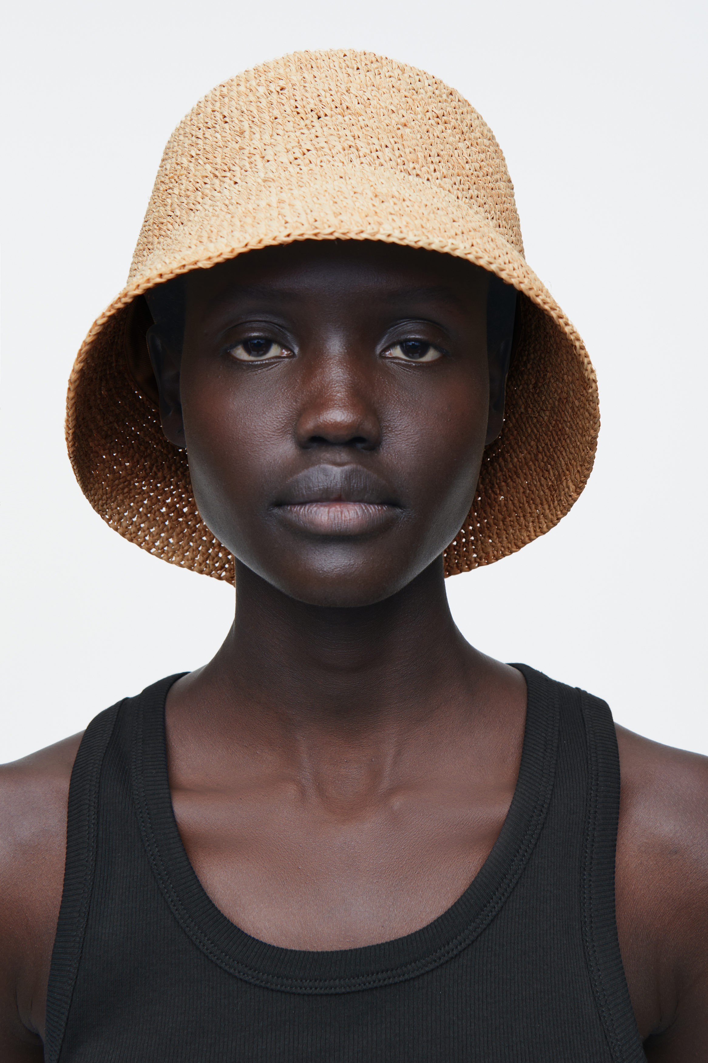 Straw Bucket Hat