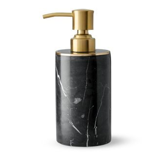 Marble and brass dispenser