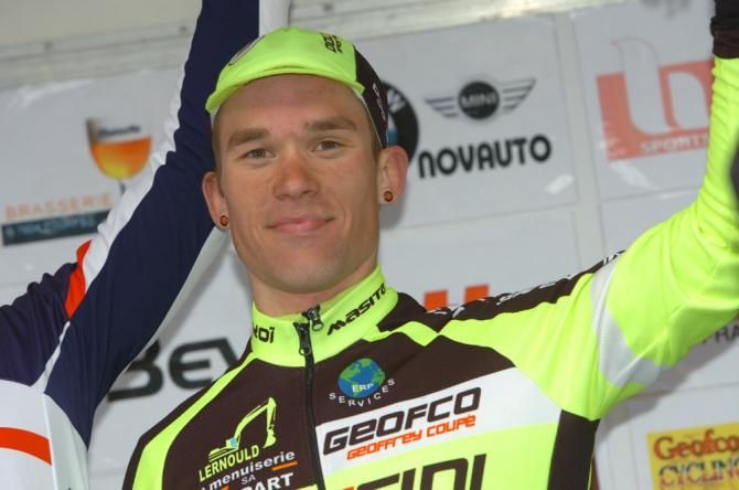 Andris Smirnovs (Doltcini-Flanders) finished third at the Grand Prix Pino Cerami