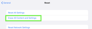 erase all content and settings - how to reset ipad step by step instructions