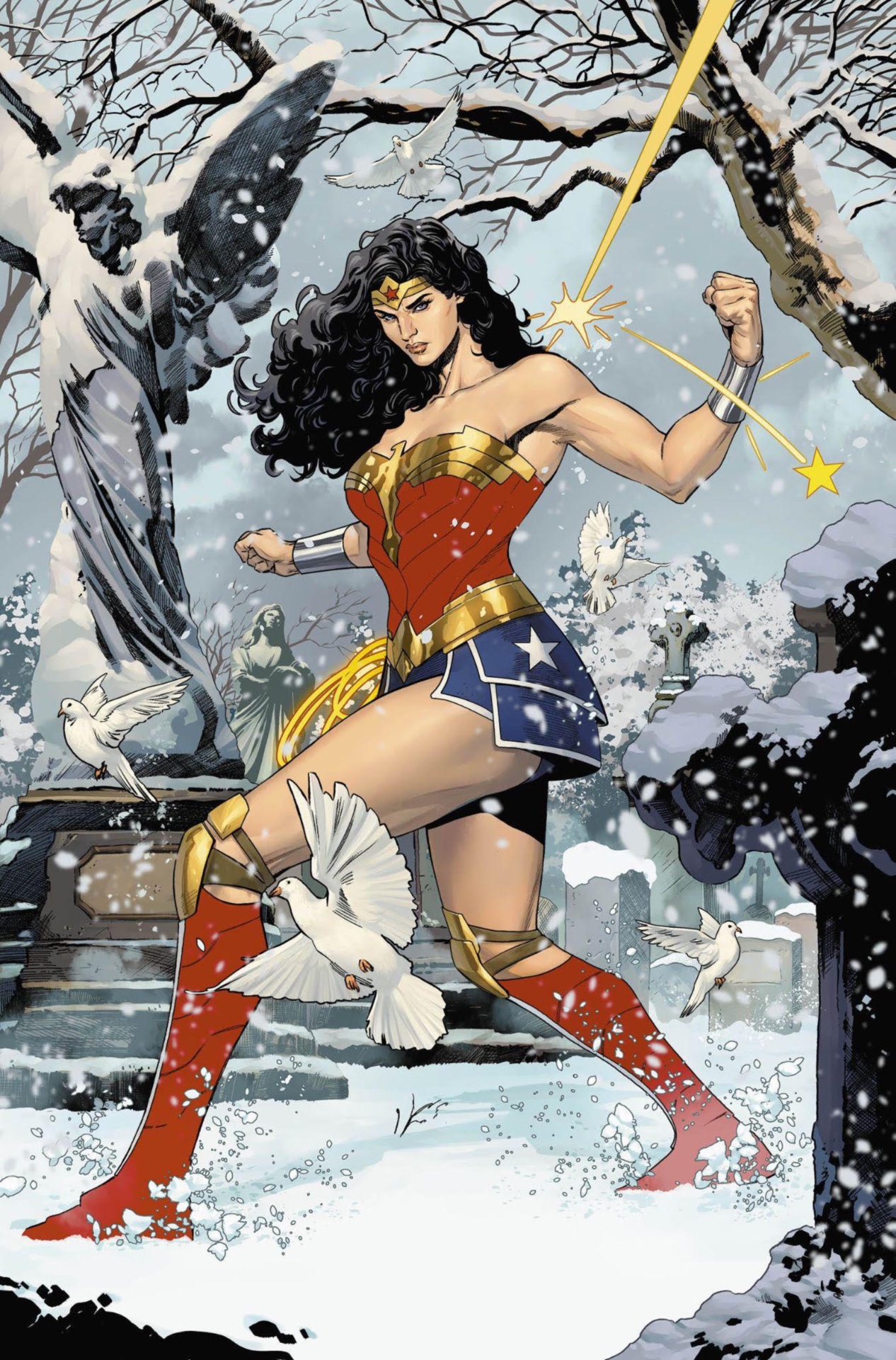 Arte de portada de Wonder Woman #1