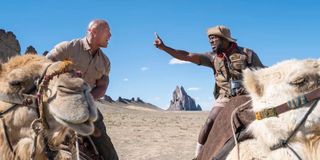 The Rock and Kevin Hart not getting along in Jumanji: The Next Level