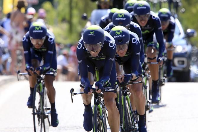 Team Movistar time trials