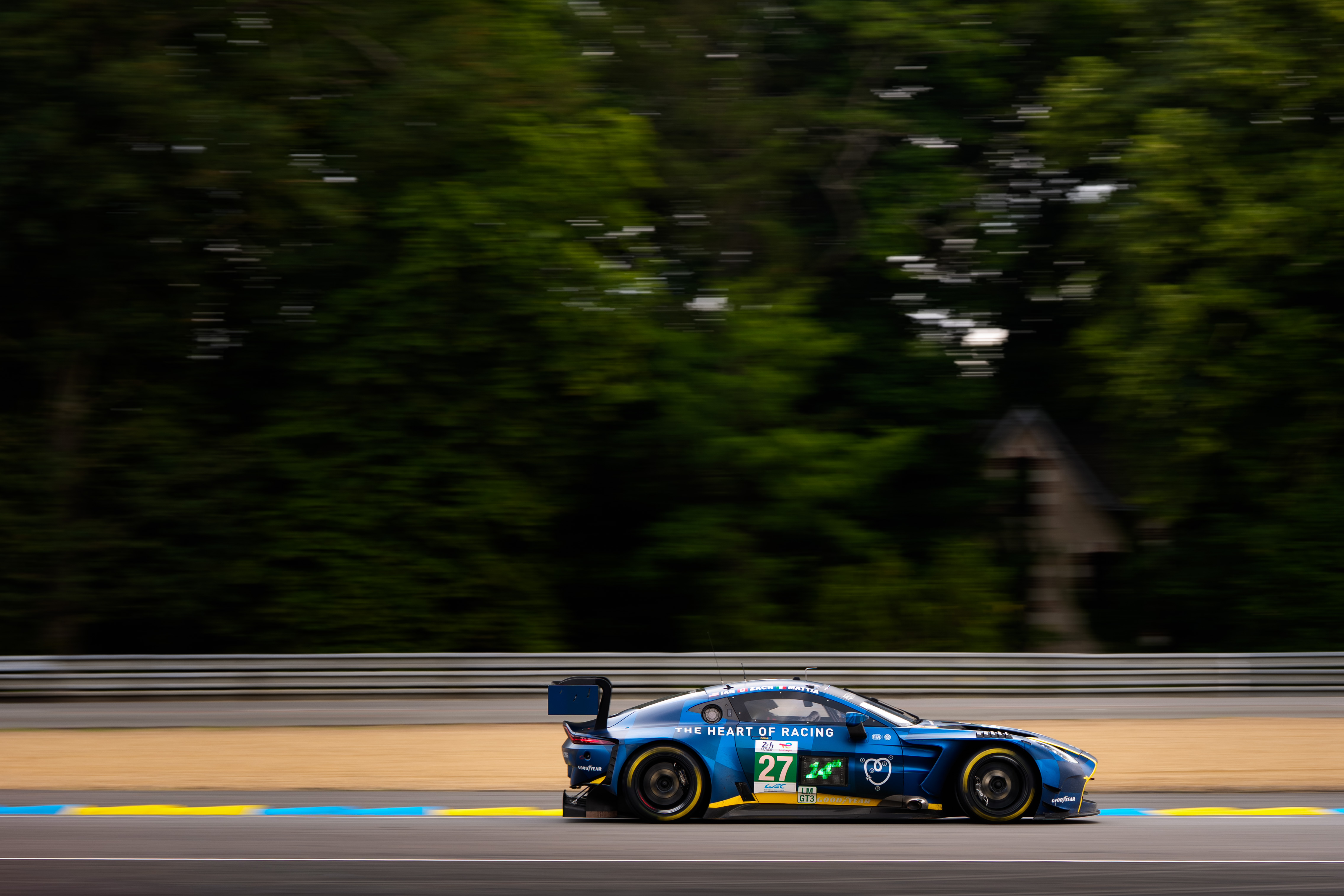 One of two Aston Martin Vantages racing at this year's Le Mans