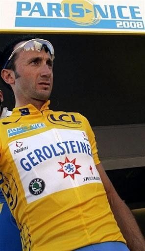 Davide Rebellin (Gerolsteiner) wins the 2008 race to the sun.