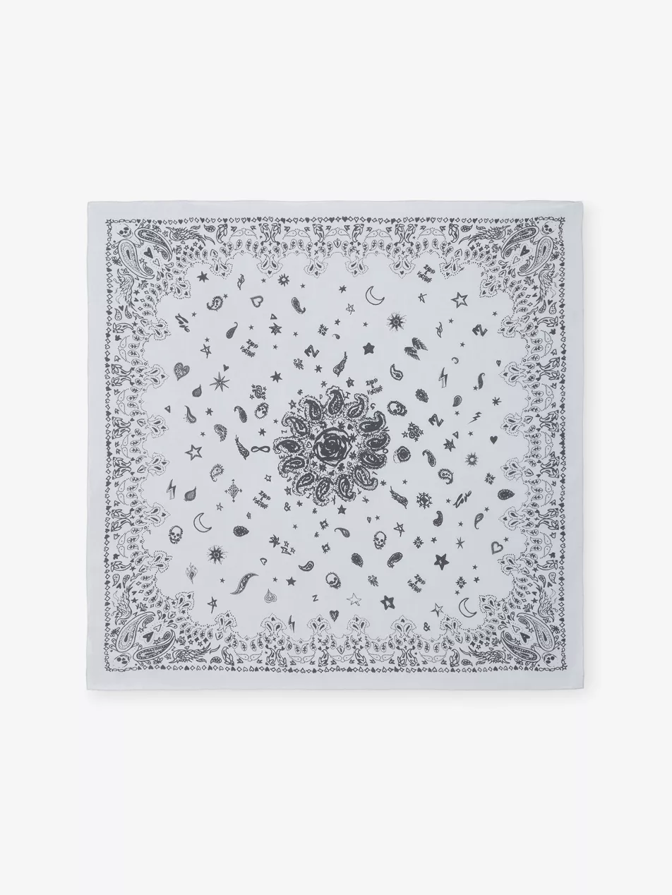 Blondie Bandana Square Silk Scarf