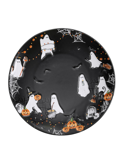 Scary Squad Stoneware Dinner Plates - Set of 4