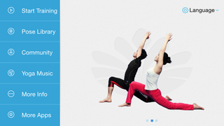 This is the menu from the Daily Yoga app.