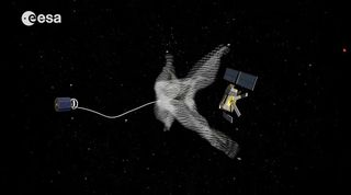 Catching Space Junk with a Net