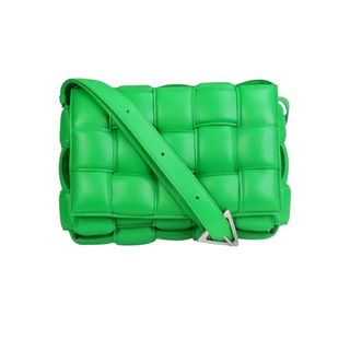 Pre-loved Bottega Veneta Cassette Padded Bag, Parakeet Green