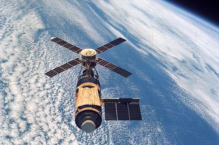 Skylab orbital workshop, America's first space station.