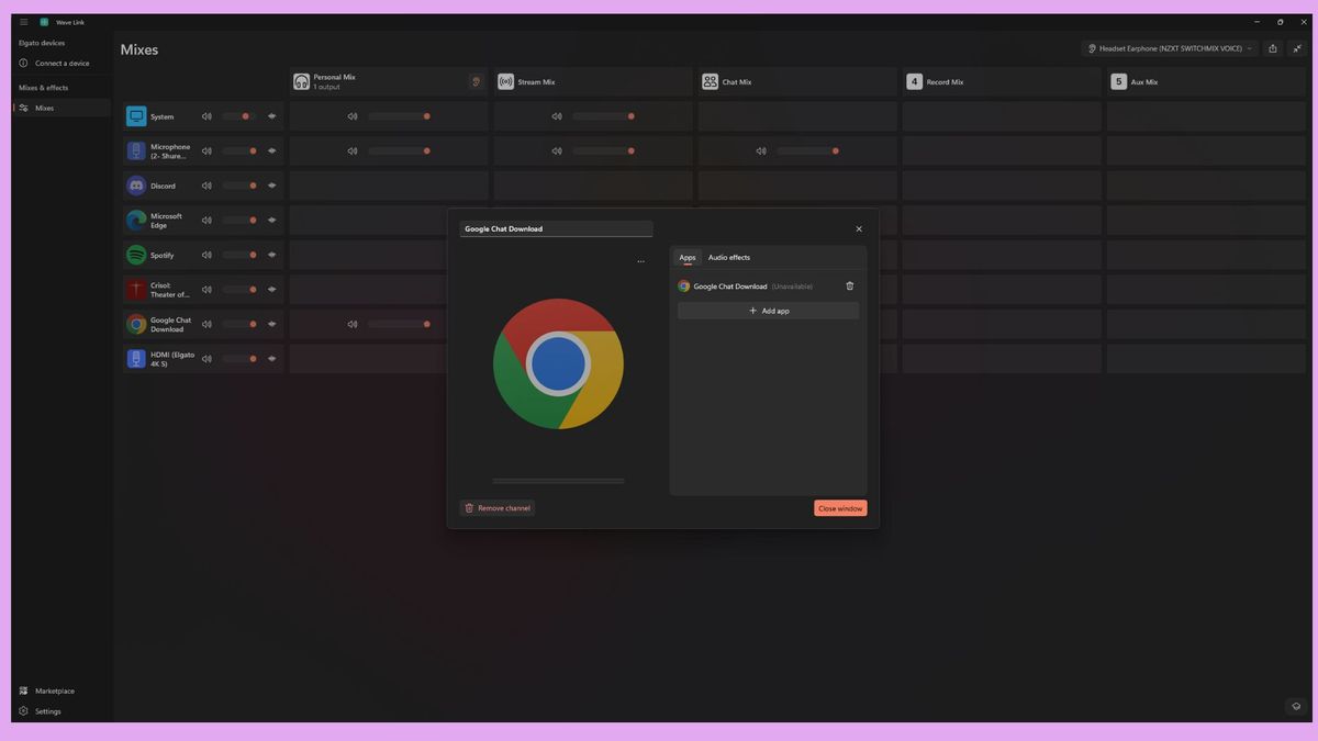 elgato Wave Link software