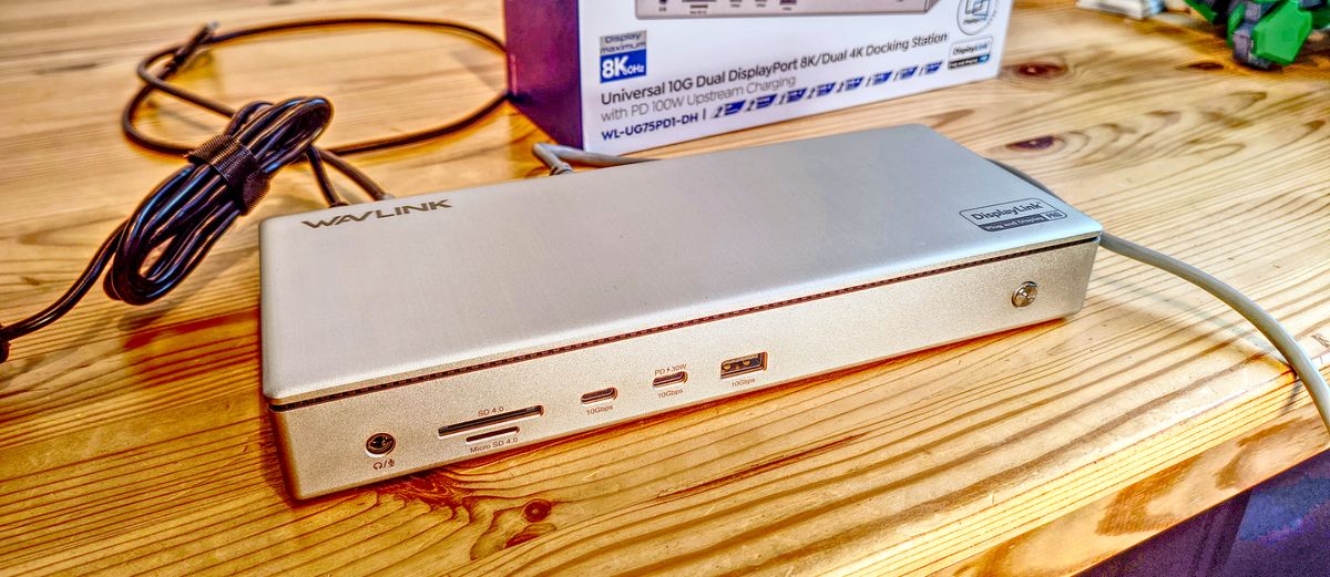 I tested this WavLink docking station and it's made for those who don’t like Thunderbolt ports, but want to connect 10K monitors to their laptop