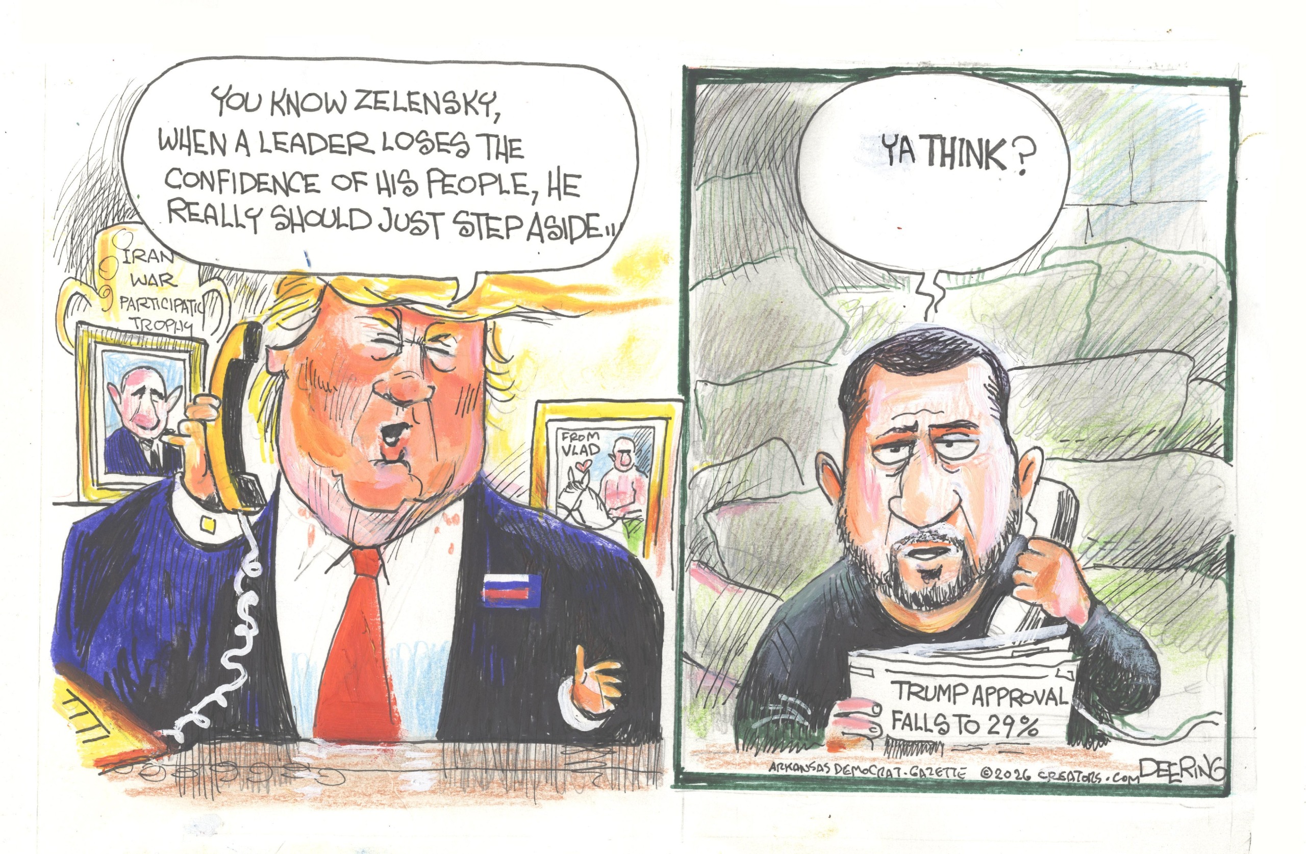 Political cartoon