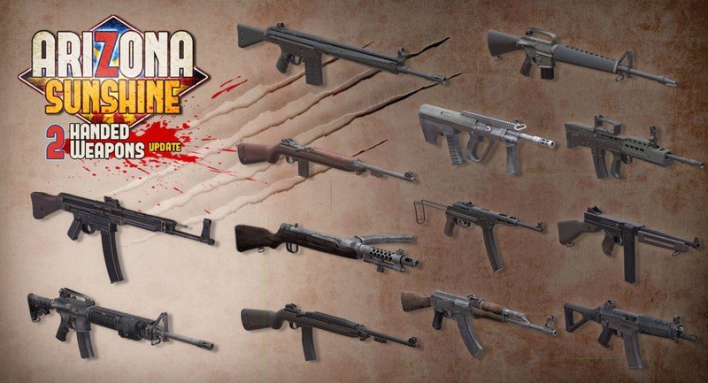 Arizona Sunshine 2-handed weapon DLC