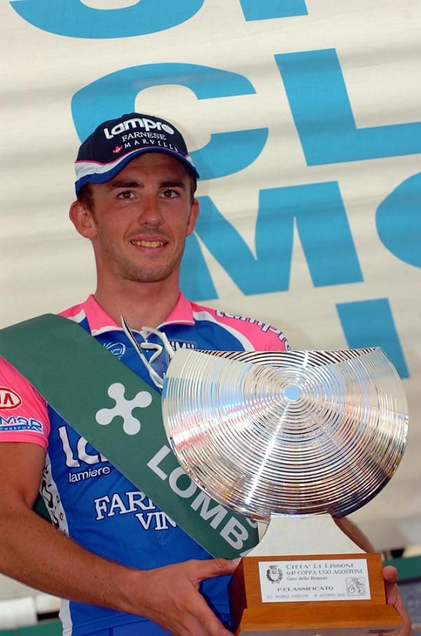 Francesco Gavazzi (Lampre) on the podium.