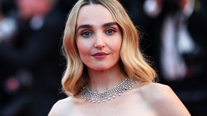 Chloe Fineman departs the "Megalopolis" Red Carpet at the 77th annual Cannes Film Festival at Palais des Festivals on May 16, 2024 in Cannes, France