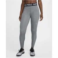 Nike Pro Mid-Rise Mesh-Paneled Leggings