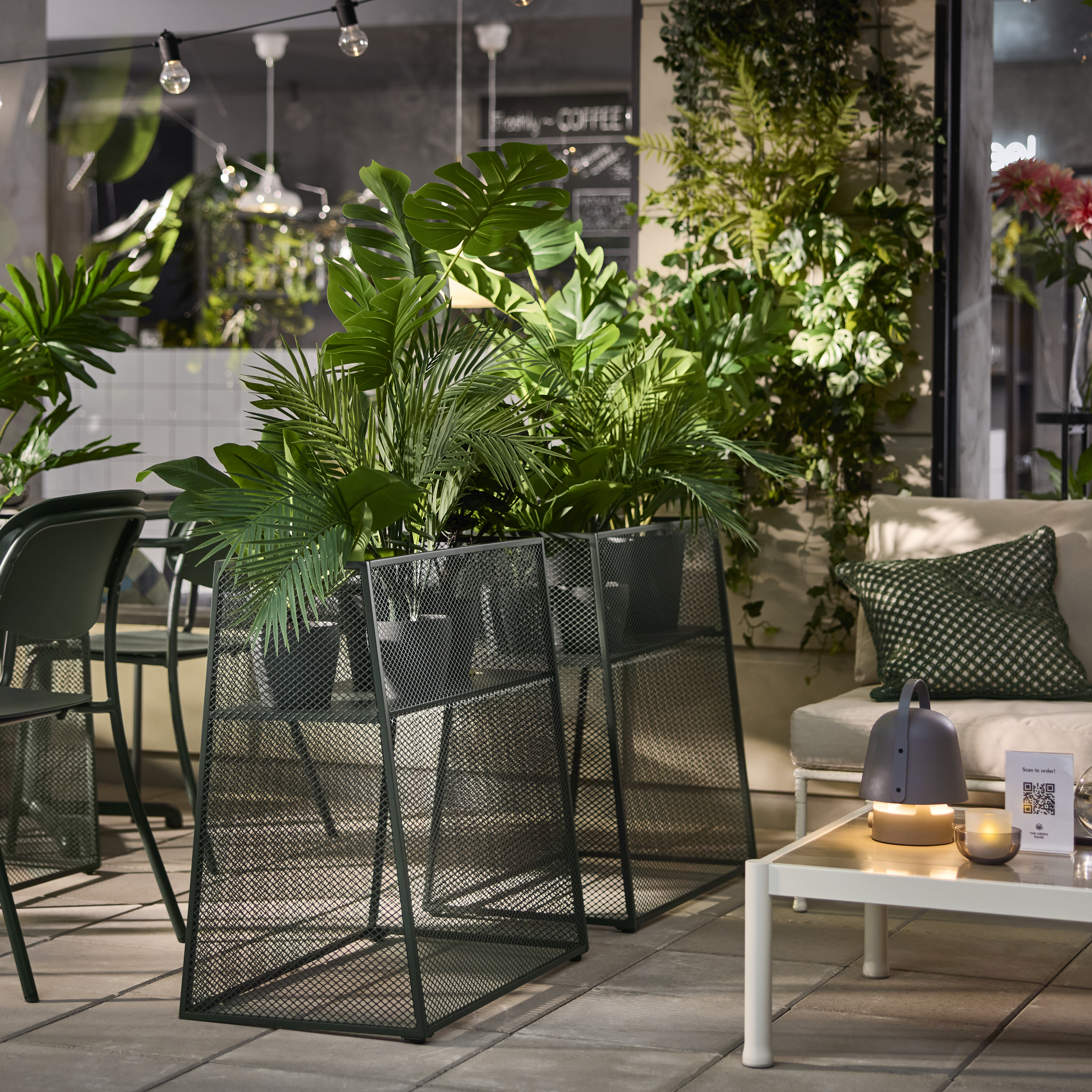 IKEA, VISINGS&amp;Ouml; Outdoor Plant Stand in Deep Green