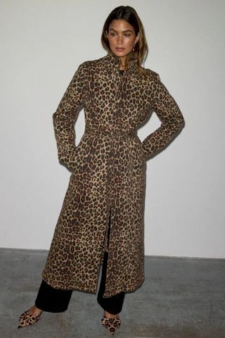 Never Fully Dressed Lucia Leopard Denim