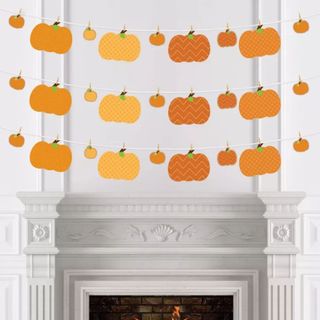 Pumpkin garland