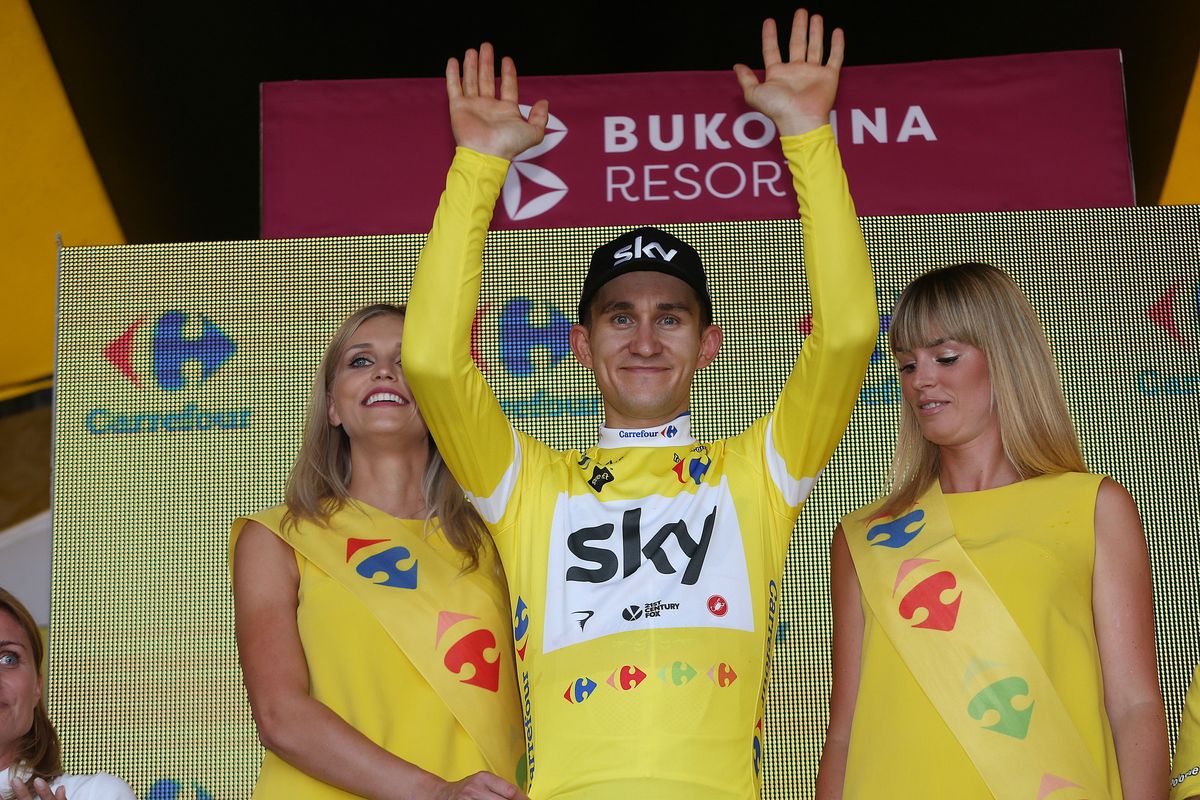 Michal Kwiatkowski still in the lead