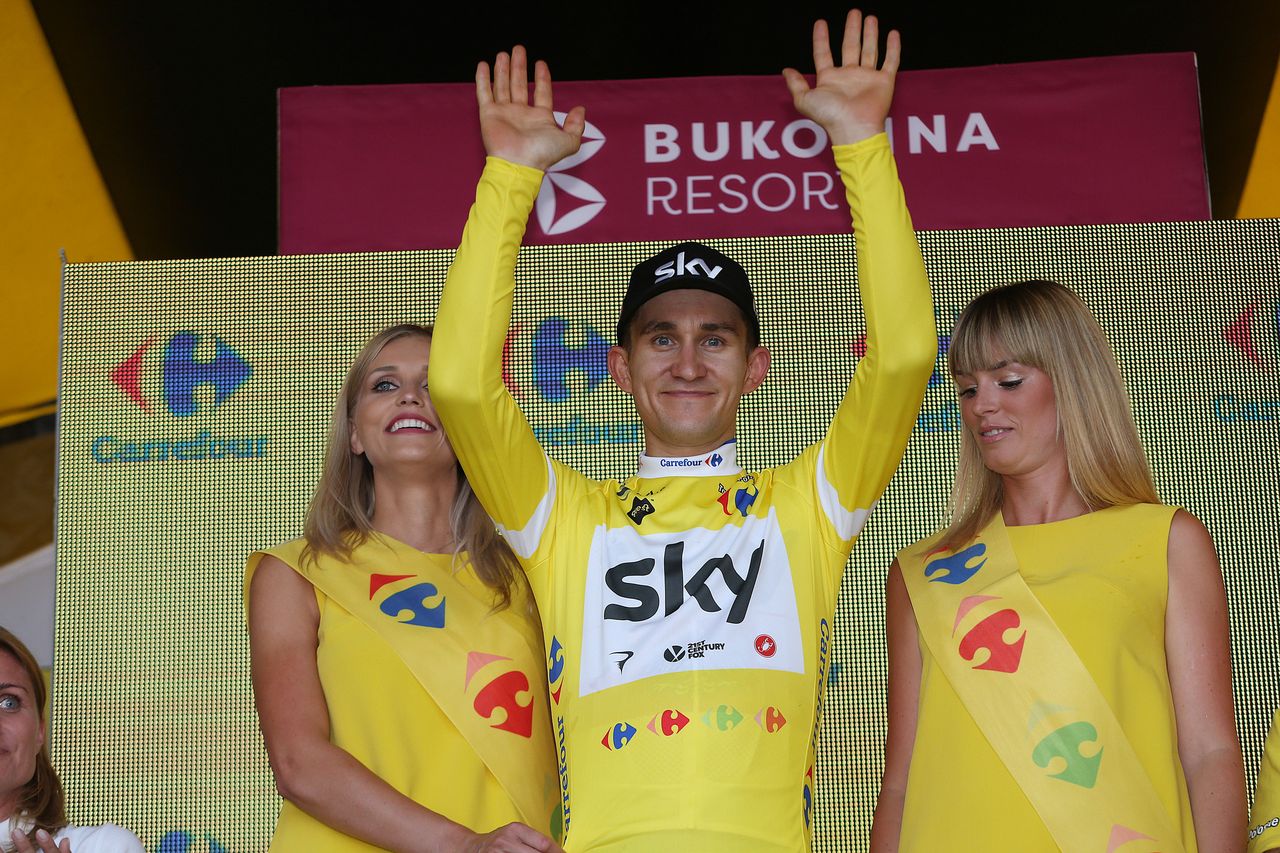 Michal Kwiatkowski still in the lead