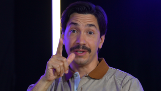 Justin Long in an interview with CinemaBlend at San Diego Comic-Con 2022