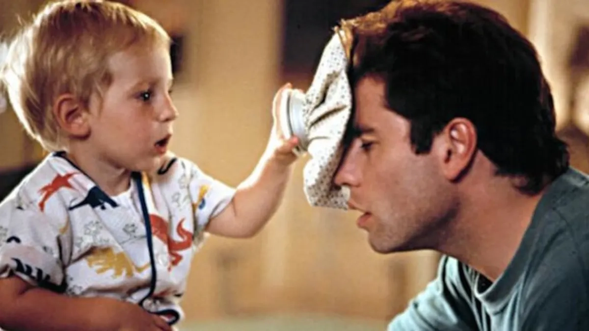John Travolta in Look Who&#039;s Talking
